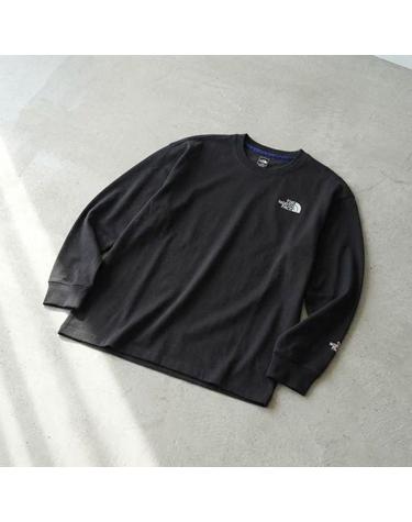 노스페이스 NT7TS00A 남성 오버월 긴팔 티 CHARCOAL