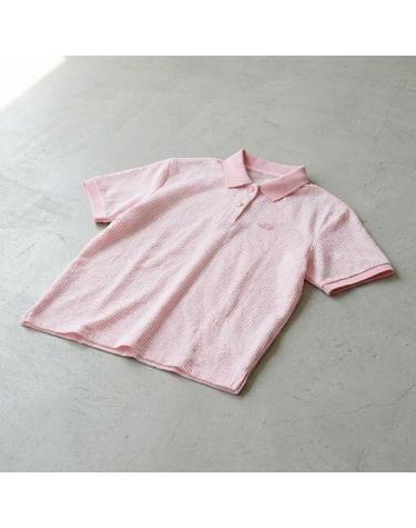 노스페이스 NT7PS43D 여성 와플 반팔 카라 폴로 LIGHT PINK