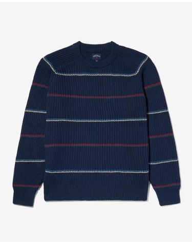 26SS 노아 스웨터 NOAU261MRST027NV NAVY STRIPE DOM