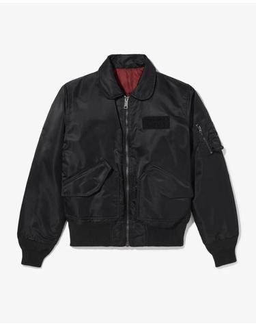 노아 봄버 자켓 NOAU241CRJP206BK BLACK DOM