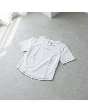 뉴발란스 NBNEG3W652 여성 에센셜 골지 반팔티 WHITE 10
