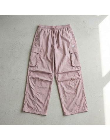 뉴발란스 NBNTG2W412 여성 에센셜 경량 우븐 카고 와이드 바지 팬츠 G PINK GK