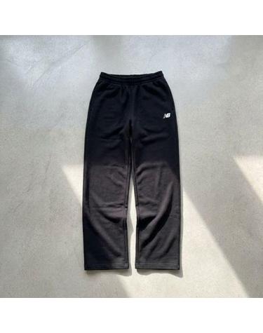 뉴발란스 남녀공용 에센셜 와이드 바지 팬츠 19 Black NBMLFB1823
