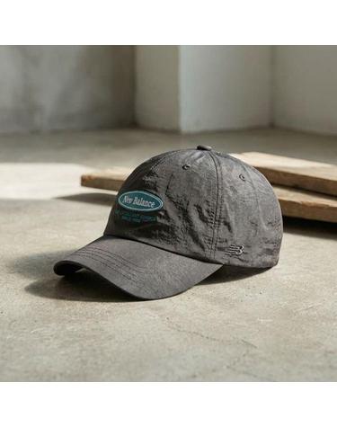 뉴발란스 타원로고 글로시 나일론 볼캡 17 Dark Gray NBGDFB1203