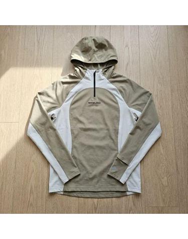 뉴발란스 남녀공용 RC FRESH 후드형 베이스 레이어 BU Light Khaki NBNDFB5113