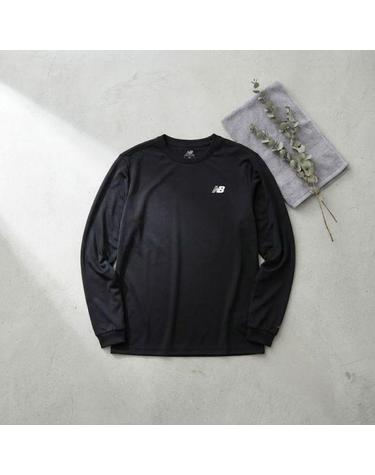뉴발란스 남녀공용 에센셜 클래식 긴팔티 STANDARD FIT 19 Black NBNDFB1813