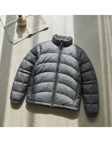 뉴발란스 남녀공용 플라잉 스탠드넥 경량 구스 다운 LS Steel Blue NBNPFB1073