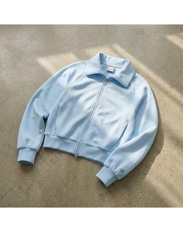 뉴발란스 여성 시그니처 투웨이 집업 51 Light Blue NBMDE1W202