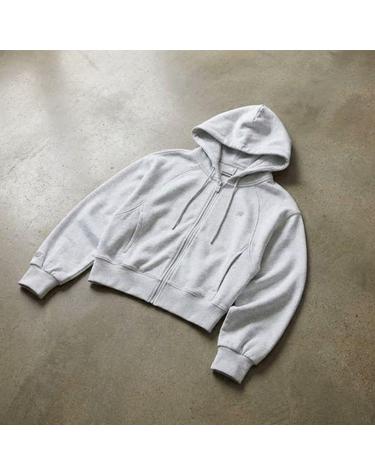 뉴발란스 NBMDG1W212 여성 에센셜 후드집업 LIGHT GRAY 16