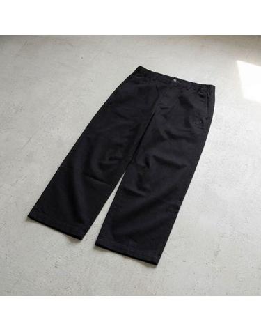 뉴발란스 NBNTG11213 남녀공용 NEW GREY 커브드 와이드 치노바지 팬츠 BLACK 19
