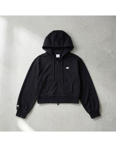 뉴발란스 NBMDG1W212 여성 에센셜 후드집업 BLACK 19