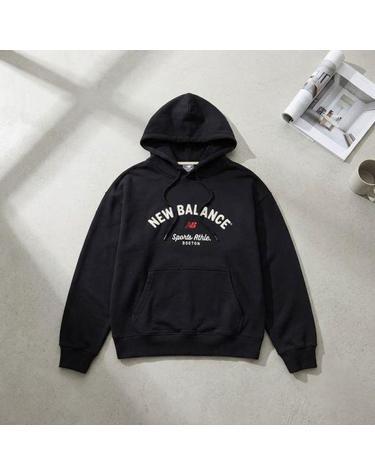 뉴발란스 NBN0G11213 남녀공용 NEW GREY 그래픽 후드티 BLACK 19