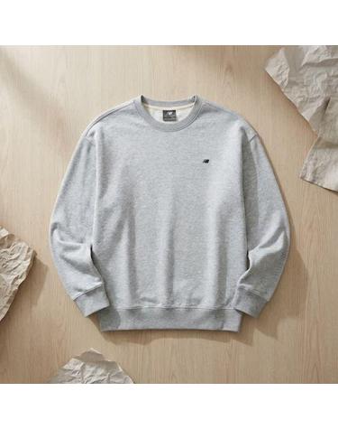뉴발란스 NBNCG11203 남녀공용 에센셜 스몰로고 맨투맨 GRAY AC