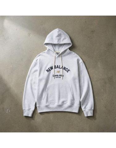 뉴발란스 NBN0G11213 남녀공용 NEW GREY 그래픽 후드티 LIGHT GRAY 16