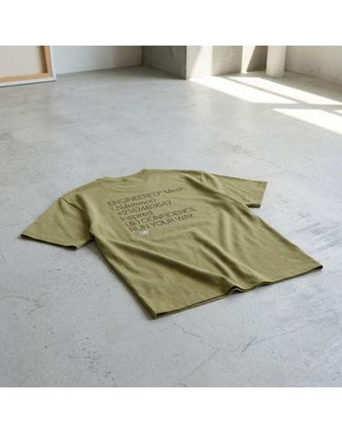 뉴발란스 NBNEF31743 남녀공용 Ndurance 레터링 반팔티 KHAKI 49