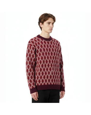 니들스 Crew Neck Sweater Shetland Bordeaux PU315 크루넥 스웨터 셔틀랜드