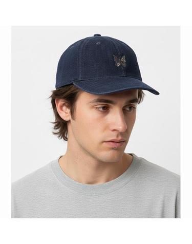 니들스 Baseball Cap Cotton Wash Chenille Indigo RW074 코튼 워시 셔닐 베이스볼 캡