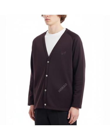 니들스 VNeck Cardigan Bright Jersey DkPurple QV337 브이넥 가디건 브라이트 저지