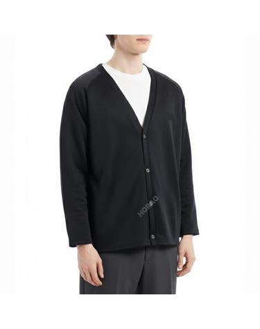 니들스 VNeck Cardigan Bright Jersey Black QV337 브이넥 가디건 브라이트 저지