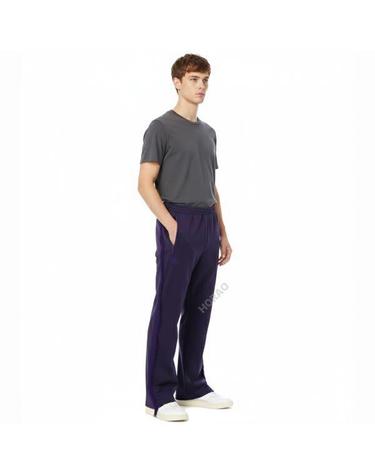 니들스 Fringe BootCut Track Pant PETA Bright Jersey EGGPLANT PU282 프린지 부츠컷 트랙 팬츠 브라이트 저지
