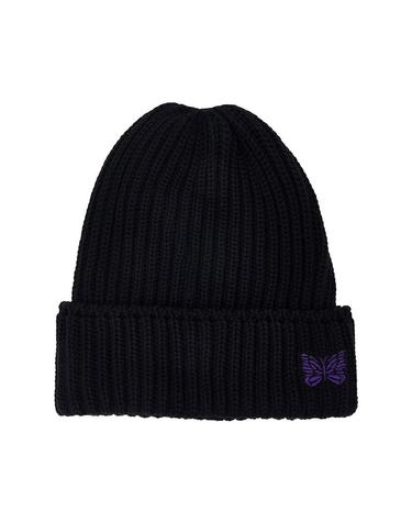 니들스FW25 공용 메리노울 워치 캡 비니 RW056 BLACK