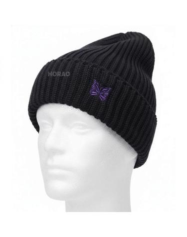 니들스 Watch Cap Merino Wool Black RW056 메리노 울 와치 캡