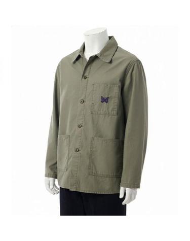 니들스 26 DN Coverall Reversed Sateen OLIVE SX168 DN 커버올 자켓 리버스 사틴