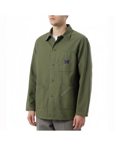 니들스 DN Coverall Back Sateen Olive QV145 DN 커버올 자켓 백사틴