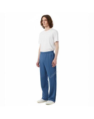니들스 Fringe BootCut Track Pant Rayon Jersey Slateblue QV335 프린지 부츠컷 트랙 팬츠 레이온 저지