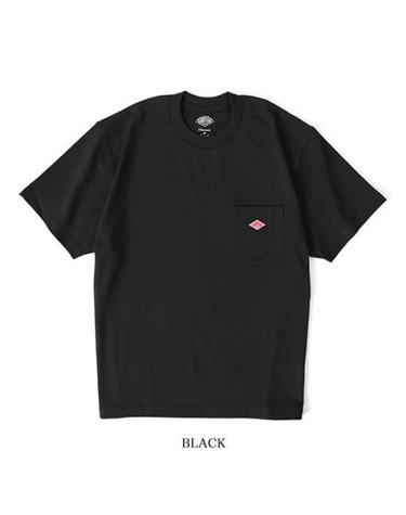 26SS 단톤 플레인 숏 슬리브 포켓 티셔츠 단톤 DTC0197TCB BLACK DOM