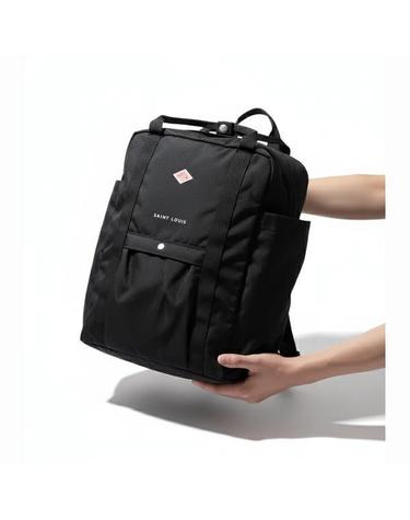 단톤 CORDURA CANVAS SQUARE RUCKSACK SAINTLOUISBLACKWHITE 코듀라 캔버스 스퀘어 럭색
