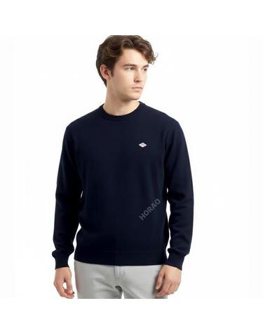 단톤 LAMBS WOOL CREW NECK KNIT PULLOVER DTD0028LMWDKNAVY 램스울 크루넥 니트