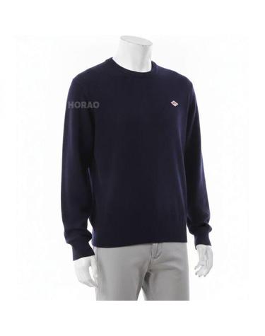 단톤 Logo Patch Wool Pullover Knitwear DTD0027LMWDKNAVY 로고 패치 울 풀오버 니트