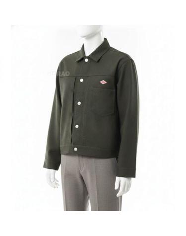 단톤 26 POLYESTER TWILL JEANS JACKET STYLE SHIRT BLOUSON DTB0437SPT OLIVE 폴리에스테르 트윌 진스 자켓 셔츠 블루종
