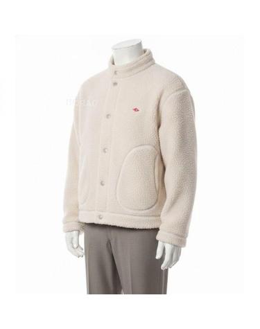 단톤 DOUBLE FACE BOA STAND COLLAR CARDIGAN DTA0699WNN OFF WHITE 더블 페이스 보아 스탠드 칼라 가디건
