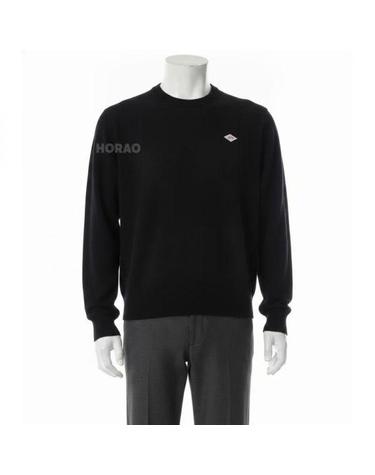 단톤 Logo Patch Wool Pullover Knitwear DTD0027LMWBLACK 로고 패치 울 풀오버 니트
