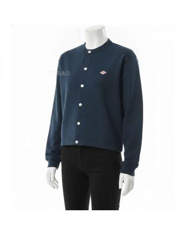 단톤 26 COTTON TERRY CREW NECK CARDIGAN DTC0405CIN NAVY BLUE 코튼 테리 크루넥 가디건