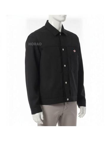 단톤 26 POLYESTER TWILL JEANS JACKET STYLE SHIRT BLOUSON DTB0438SPT BLACK 폴리에스테르 트윌 진스 자켓 셔츠 블루종