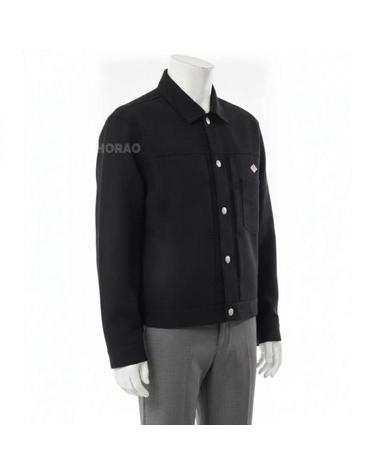 단톤 26 POLYESTER TWILL JEANS JACKET STYLE SHIRT BLOUSON DTB0437SPT BLACK 폴리에스테르 트윌 진스 자켓 셔츠 블루종