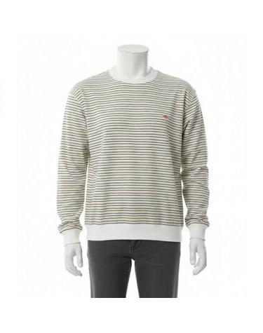 단톤 26 LONG SLEEVE SWEAT TSHIRT DTC0203TCB YELLOW X WHITE MULTI 롱 슬리브 스웻 티셔츠