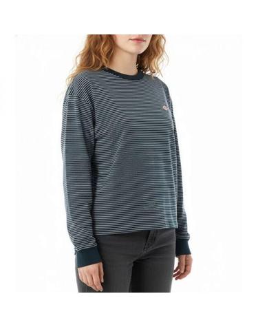단톤 LONG SLEEVE TSHIRT STRIPE DTC0269TCB GREEN X WHITE 롱 슬리브 스트라이프 티셔츠