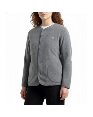 단톤 Logo Patch Fleece Jacket JD8939000DKGREY 로고 패치 플리스 자켓