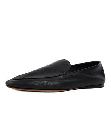 더로우 AWAR 가죽 플랫 로퍼 F1559L59 BLACK