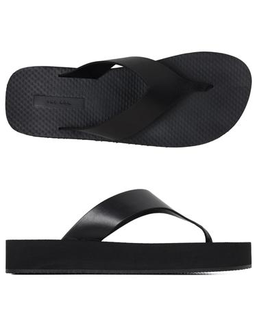더로우 26SS 블랙 듄 플랫폼 긴자 플립플랍 샌들 F1838L825 BLK