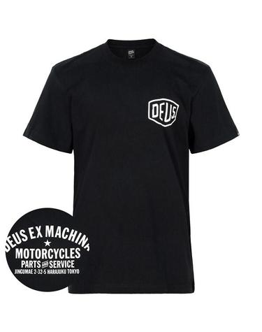 데우스엑스마키나 블랙 도쿄 하라주쿠 어드레스 티셔츠 D261MTS126 BLACK