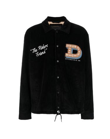 23FW 백 포인트 로고 패치 자켓 블랙 DMF236955 BLACK