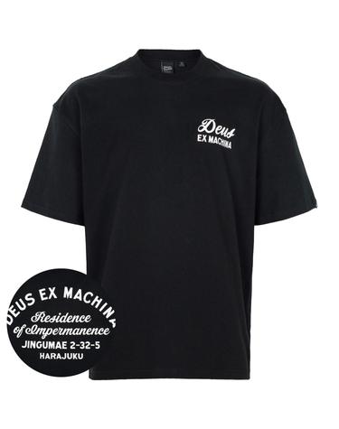 데우스엑스마키나 하라주쿠 남성 반팔 티셔츠 D261MTS130 BLACK