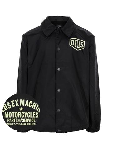 데우스엑스마키나 하라주쿠 블랙 코치 자켓 D261MJK106 BLACK