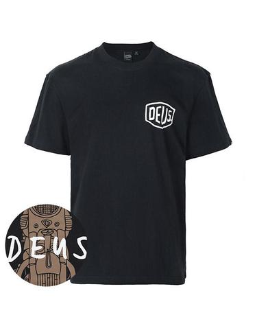 데우스엑스마키나 블랙 프론티지 티셔츠 D261MTS146 BLACK