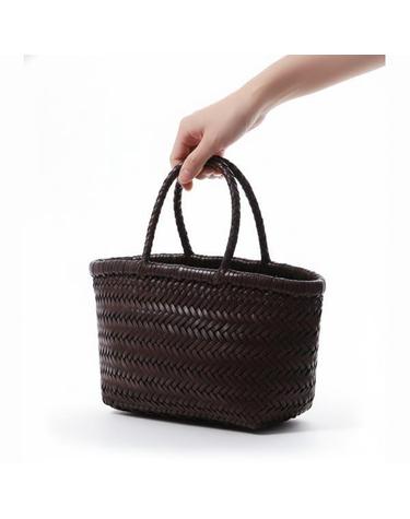 드래곤 디퓨전 26 Mini Flat Gora 8809DARK BROWN 미니 플랫 고라 토트백